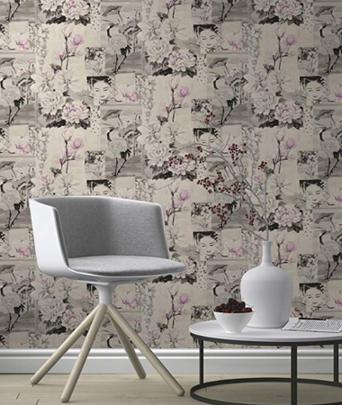 Rasch Tiles&More 870114 oriental beauty relief vinyl