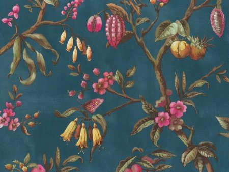 BN Wallcoverings Fiore 220443 - Blauw - Multicolour