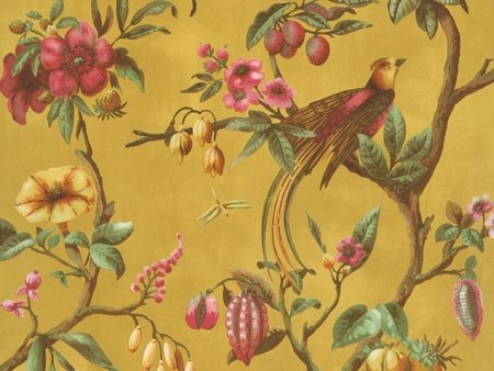 BN Wallcoverings Fiore 220444 - Geel - Multicolour