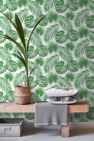 Esta Home Jungle Fever 139013 (*Gratis Lijm Actie) - Groen