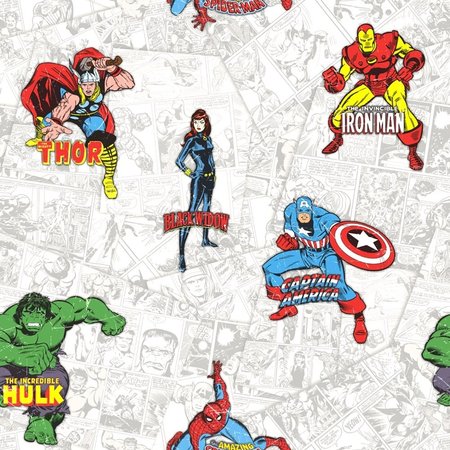 marvel heroes papier behang