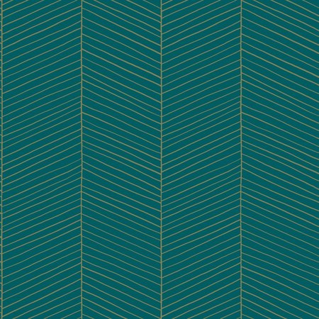 Esta Art Deco 139200 (*Gratis Lijm Actie) - Groen - Goud - Blauw