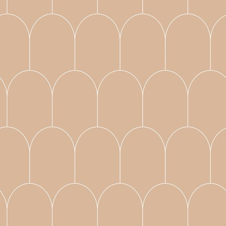 Esta Art Deco 139203 (*Gratis Lijm Actie) - Terracotta - Oranje - Beige
