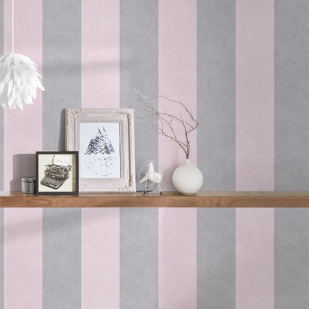 AS Creation Memory 3 32990-3 - Roze / Grijs