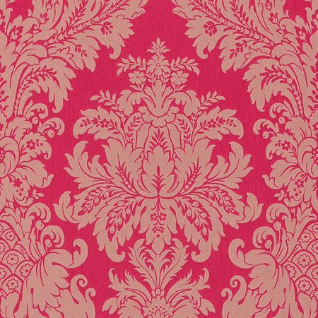 rasch textil exclusief barok keizerlijk rood echte stof op vlies