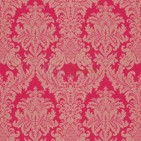 rasch textil exclusief barok keizerlijk rood echte stof op vlies