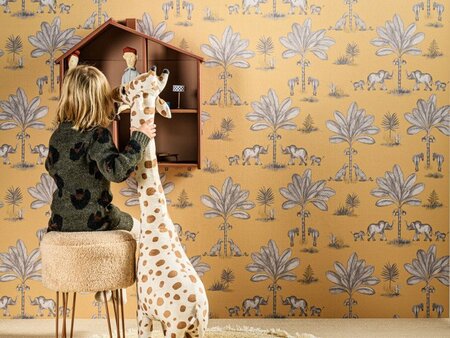 BN Wallcoverings Doodleedoo 220753 - Geel