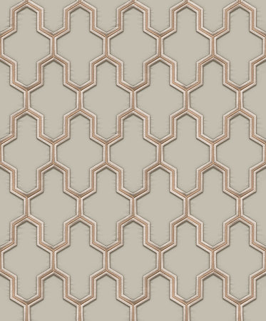 Dutch Wallcoverings Wall Fabric geometric green  WF121023