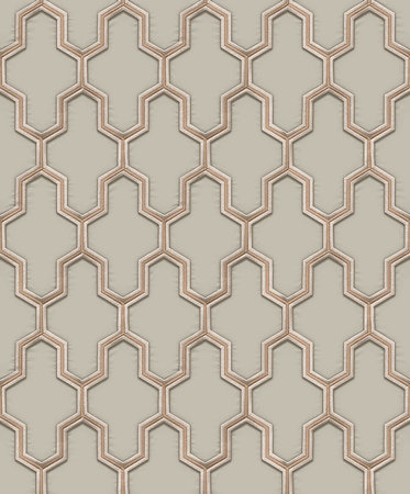 Dutch Wallcoverings Wall Fabric geometric green  WF121023