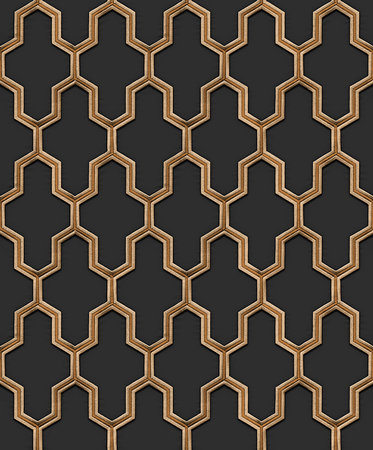 Dutch Wallcoverings Wall Fabric geometric black  WF121025