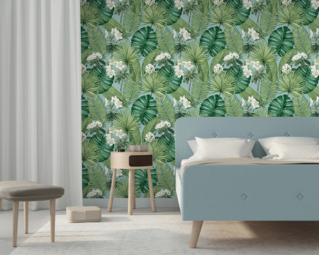 Dutch Wallcoverings Eden Bladeren/bloem M378-01