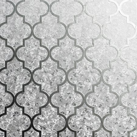 Arthouse Velvet Trellis Silver 294601