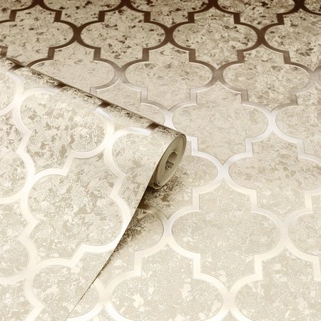 Arthouse Velvet Trellis Champagne 294602