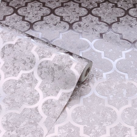 Arthouse Velvet Trellis Rose Gold 294604