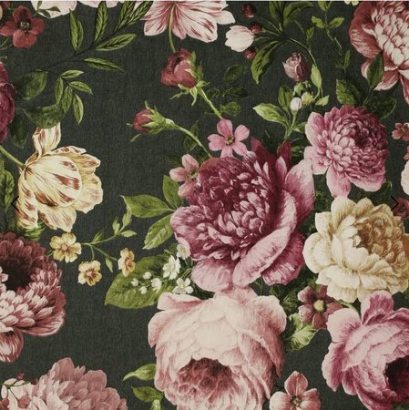 Arthouse Tapestry Floral Charcoal/Pink 297305