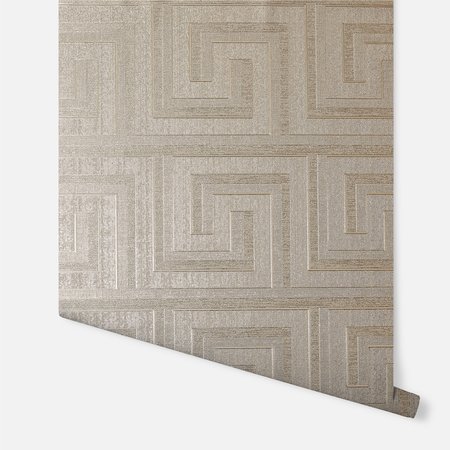 Arthouse Greek Key Foil Champagne 298100
