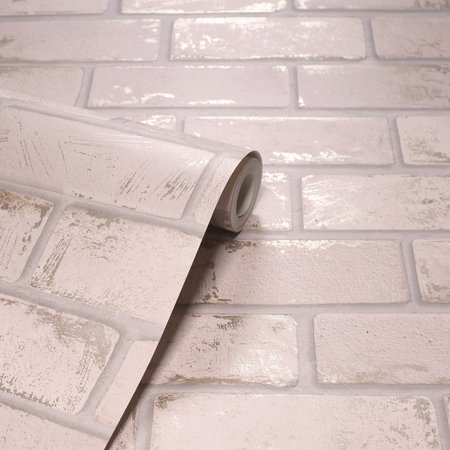 Arthouse Metallic Brick Pink/Rose Gold 692203