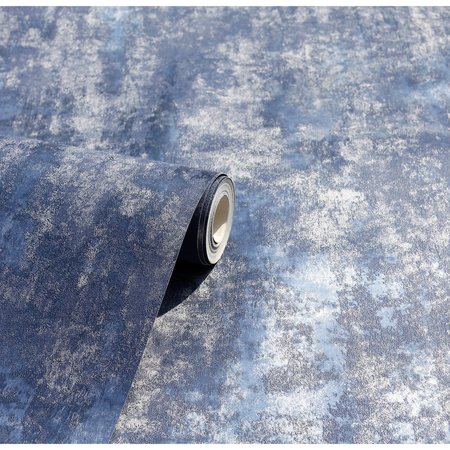 Arthouse Stone Textures Navy/Silver 902108
