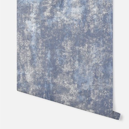 Arthouse Stone Textures Navy/Silver 902108