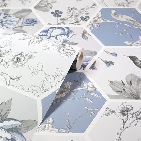 Arthouse Chinoise Decoupage Blue 908903