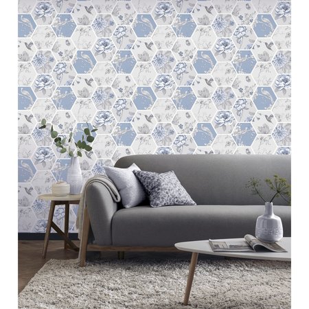 Arthouse Chinoise Decoupage Blue 908903