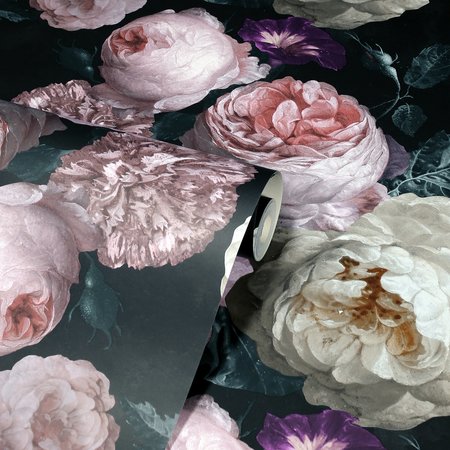 Arthouse Highgrove Floral Charcoal 909300