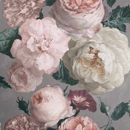 Arthouse Highgrove Floral Warm Grey 909302