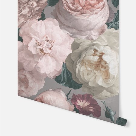 Arthouse Highgrove Floral Warm Grey 909302