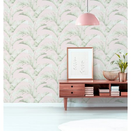 Arthouse Banana Leaf Pink/Green 909402