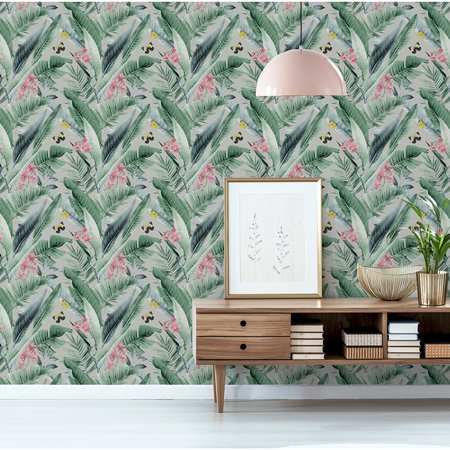 Arthouse Lush Tropical Grey Multi 909404