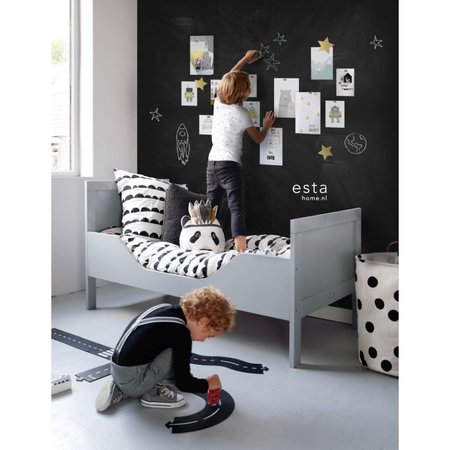 Esta Home Krijtbord Magneet Behang Zwart 155001 (3M) (*Gratis Lijm Actie) - Zwart