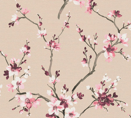 AS Creation Desert Lodge 38520-3 / 385203 Roze Bloemen