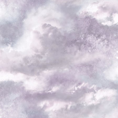 Dutch Wallcoverings 903708 clouds met glitter