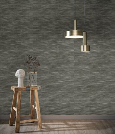 Noordwand Botanica 33320 Zwart - Grijs - Metallic