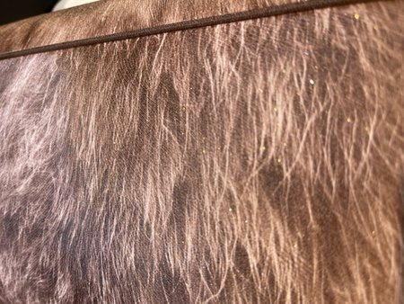 Huid behang met gouden glitter hoog kwaliteit vinyl