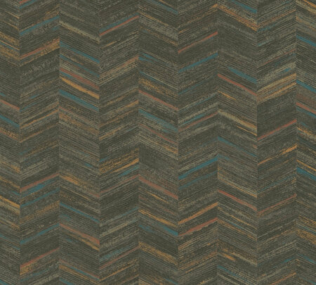 AS Creation Geo Effect 38309-2 - 383092 - Bruin / Groen