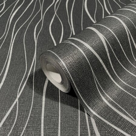 Noordwand Assorti 2024 - 6813-40 Zwart - Metallic