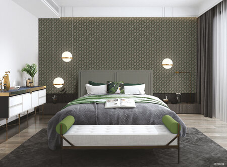 Dutch Wallcoverings Fabric Touch FT221228 Groen