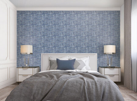 Dutch Wallcoverings Fabric Touch FT221250 Blauw