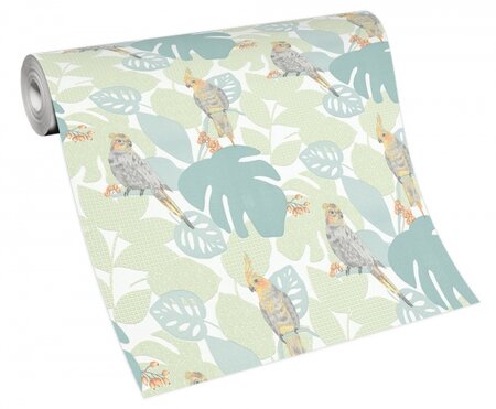 Tropical bird Behang