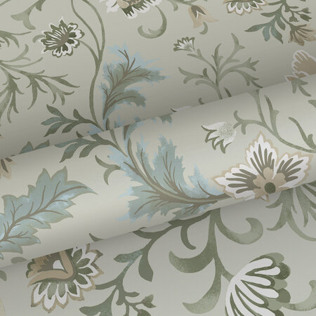 Esta Home Vintage Flowers beige - meerkleurig 139412 (*Gratis Lijm Actie) - Multicolour - Beige