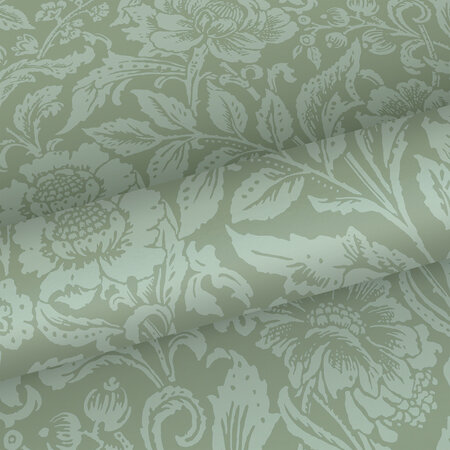 Esta Home Vintage Flowers groen 139428 (*Gratis Lijm Actie) - Groen