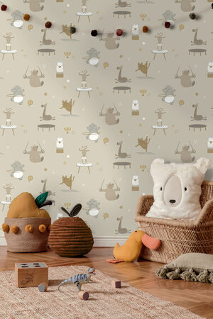 Dutch Wallcoverings Dream Catcher Dieren Beige 13240