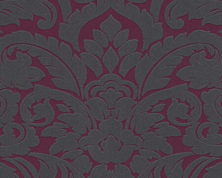 AS Creation AP Finest - 33583-5 - 335835 Zwart (Velours) - Grijs