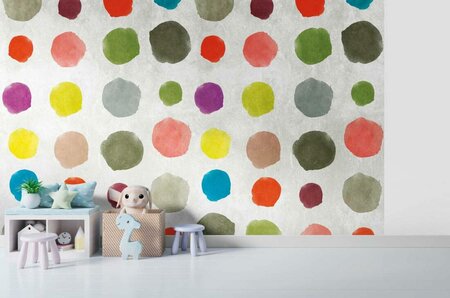 AS Creation The Wall Multicolor - 38294-1 - 382941 - Multicolour / Roze