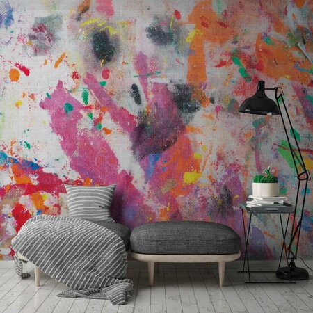 AS Creation The Wall Multicolor - 38252-1 - 382521 / Paars