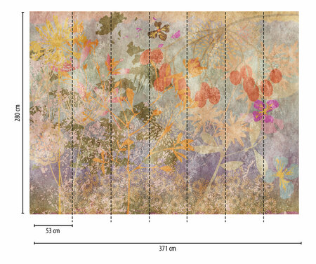 AS Creation The Wall Multicolor - 38264-1 - 382641 - Multicolour / Oranje