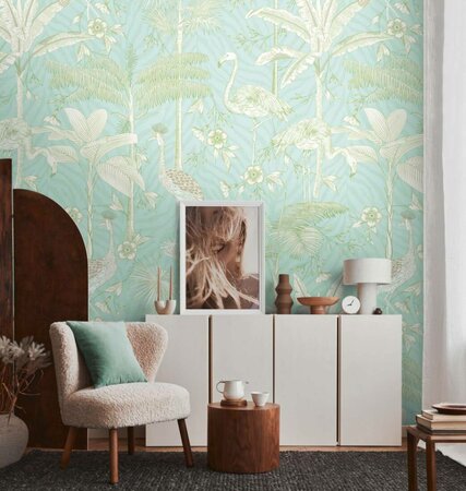 AS Creation The Wall Travel Styles Turquoise - 39206-1 / 392061