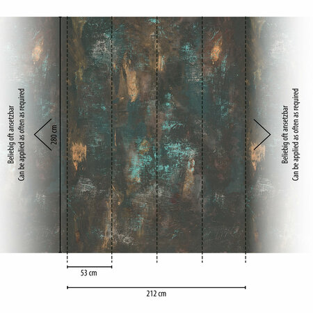 AS Creation The Wall Travel Styles Zwart - 39232-1 / 392321