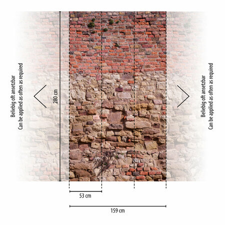 AS Creation The Wall Travel Styles Rood - 39246-1 / 392461
